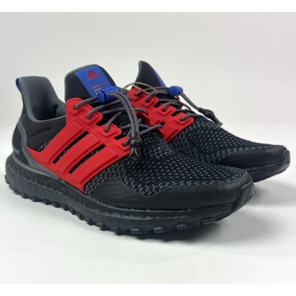 Adidas UltraBoost 1.0 ATR Black Red Blue Mens 6 / Womens 7 Running Shoes ID9641 - Picture 2 of 10